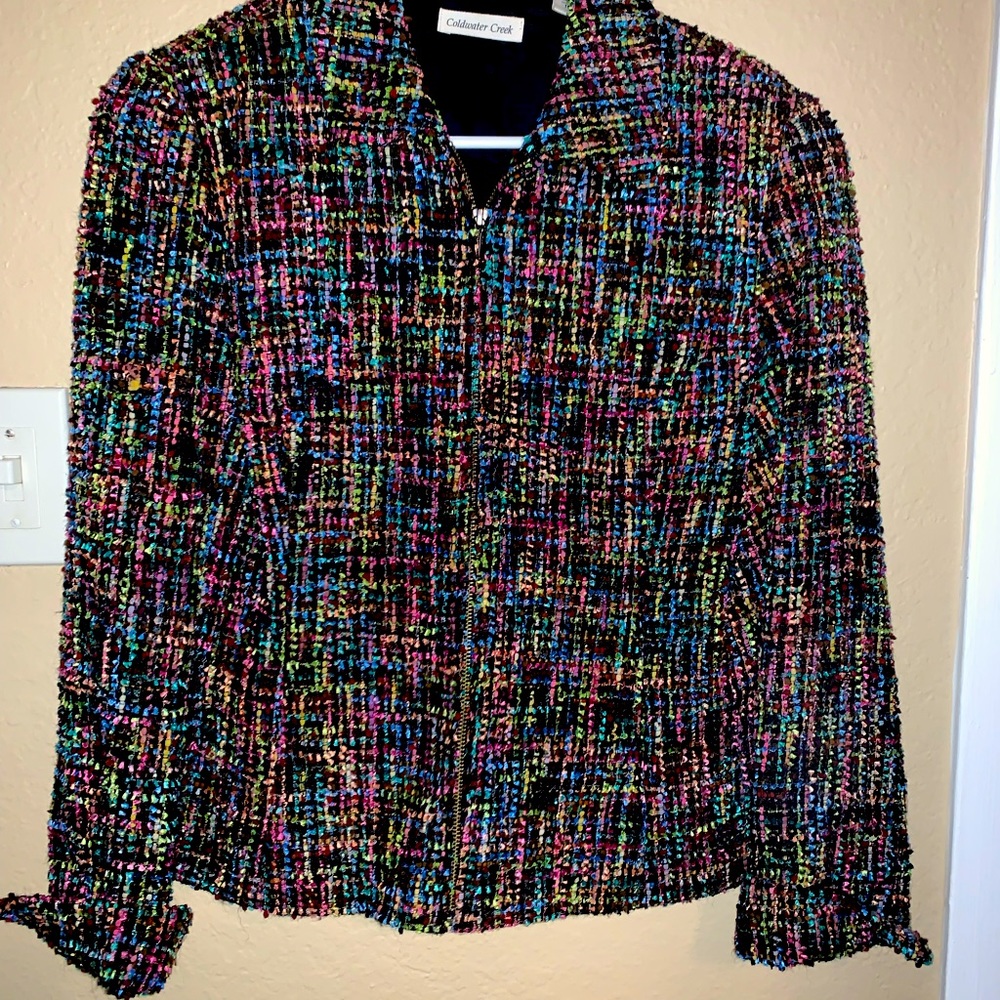 Cold water Creek zipped jacket. Size 10